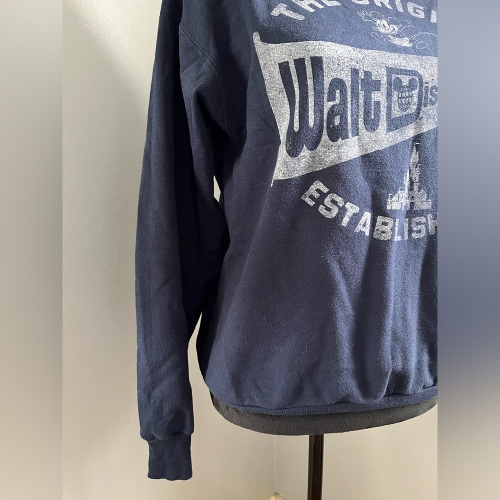 Hanes Walt Disney World Sweatshirt, Distressed, Size Small - Picture 4 of 6